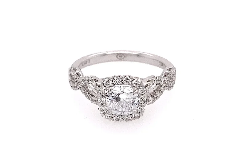 Christopher Designs Infinity Engagement Ring Semi-Mount