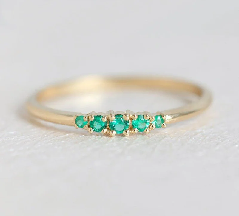 Monroe Emerald Ring