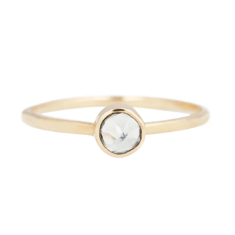 Moonstone Solitaire Ring