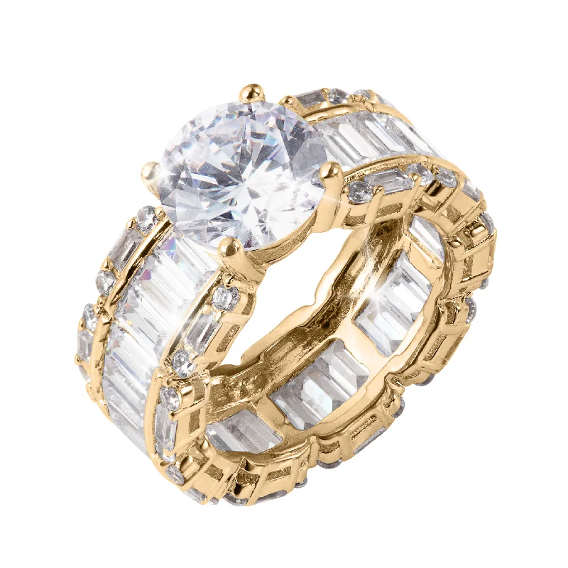 Serenity Solitaire Ladies Ring