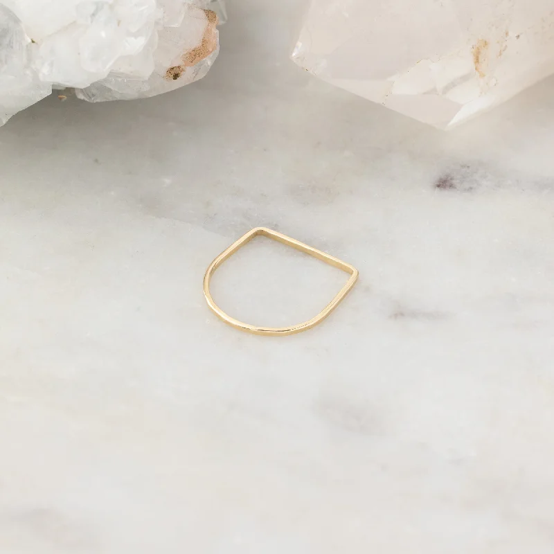 The Lune Stacking Ring | Gold Filled