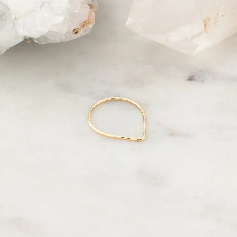 The Peak Stacking Ring | Gold Filled