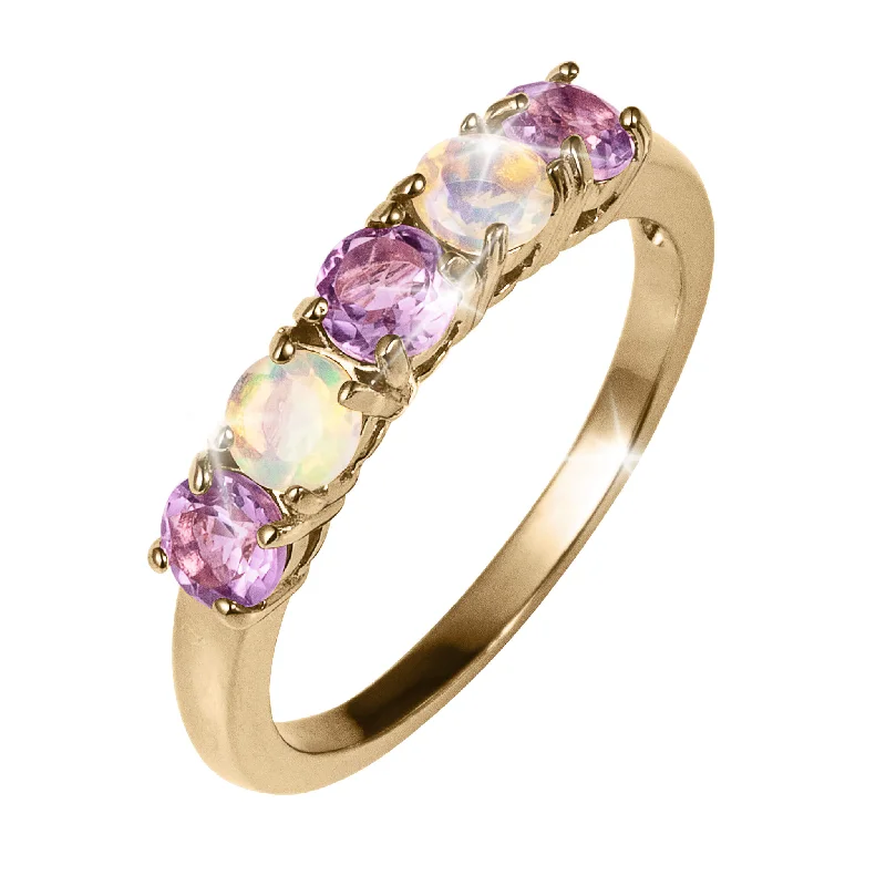 Timeless Treasures Amethyst Eternity Ring