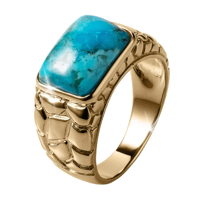 Turquoise Boulevard Men's Ring