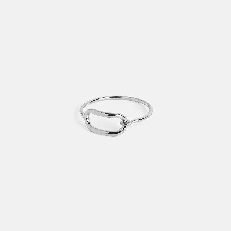 Vel Ring in White Gold