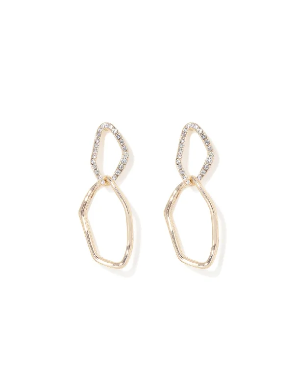 Bobbi Stone Angle Earrings