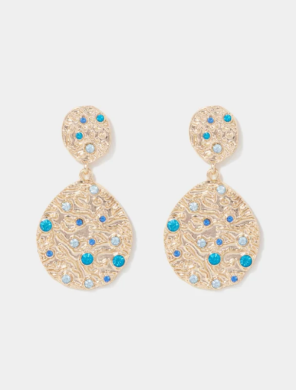 Thais Texture Stone Earrings