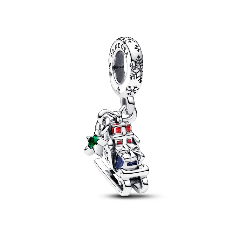 Christmas Sleigh 2023 Dangle Charm