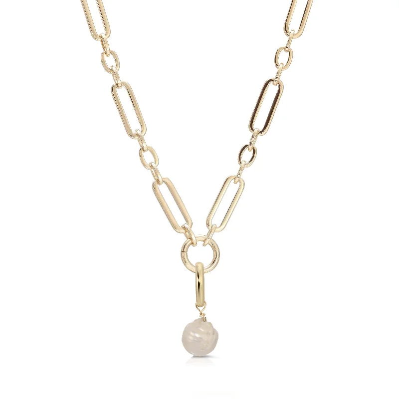 Baroque Fresh Water Pearl Pendant Necklace