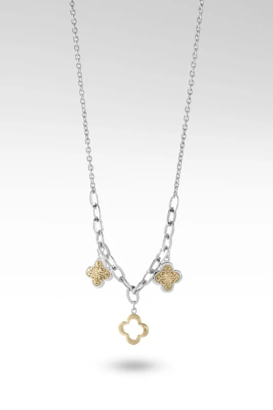 Daily Blessings Necklace™ in 18K Gold & Rhodium Over Sterling Silver