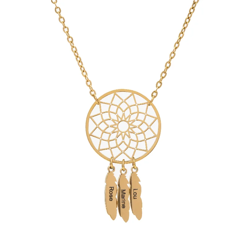 Dreamcatcher Name Necklace