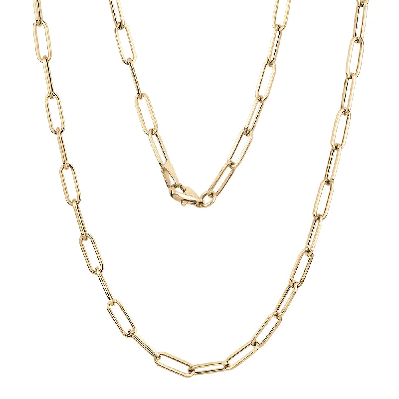 Necklace in 10 carat yellow gold