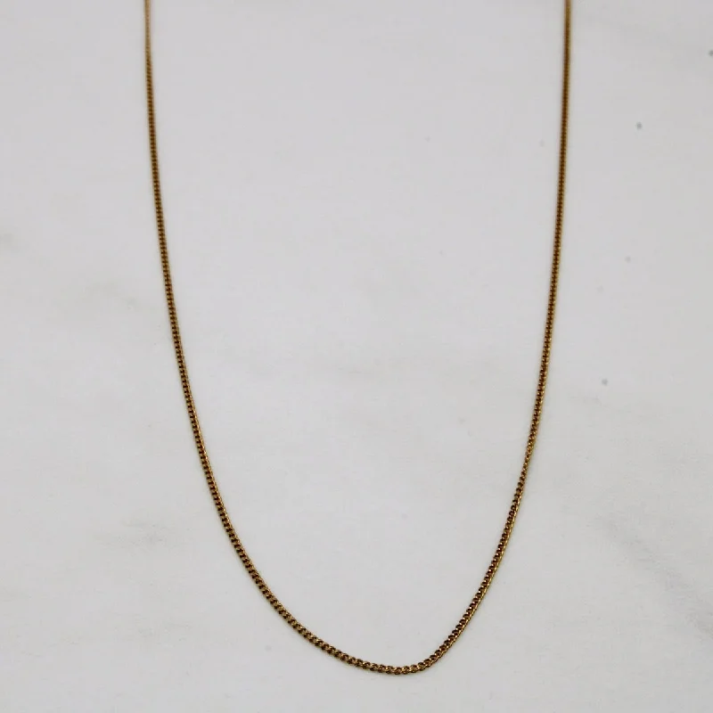 10k Yellow Gold Chain | 18" |