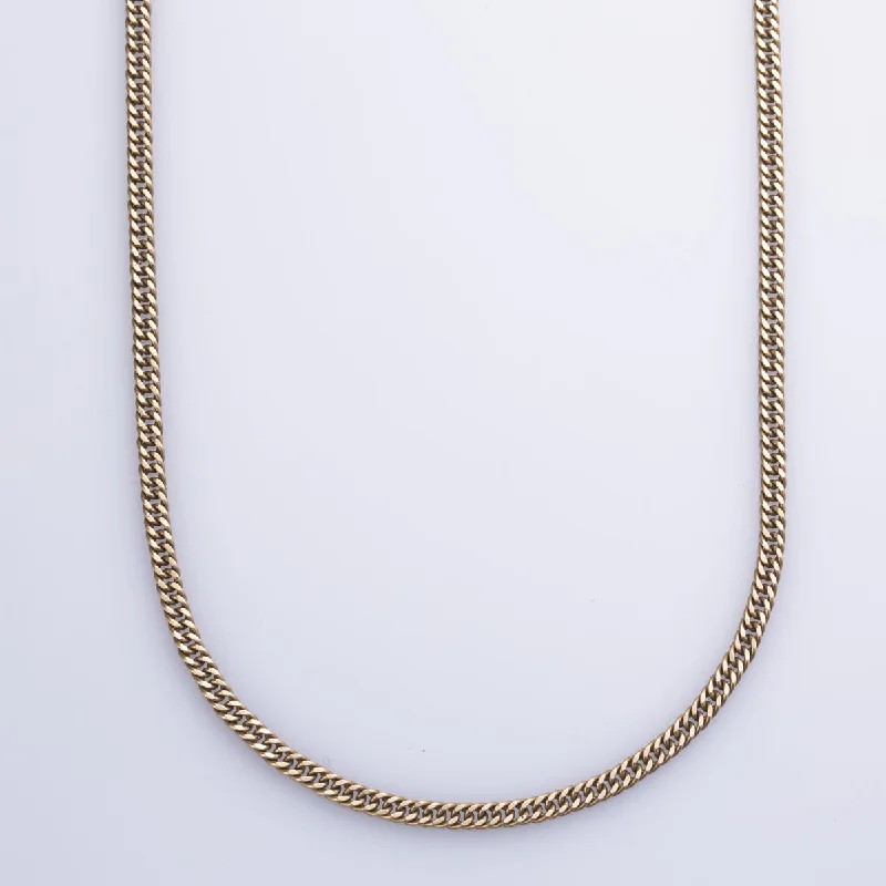 10k Yellow Gold Cuban Chain | 25" |