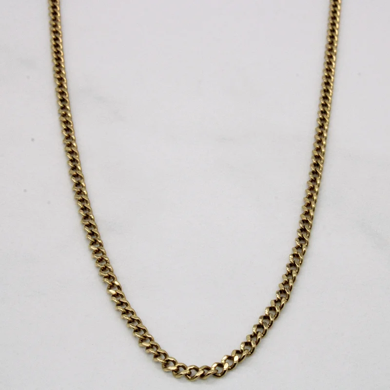 10k Yellow Gold Cuban Link Chain | 26" |