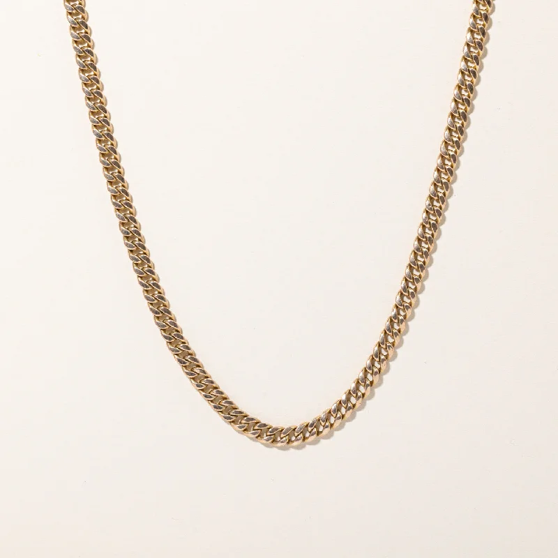 10k Yellow Gold Cuban Link Chain | 25" |