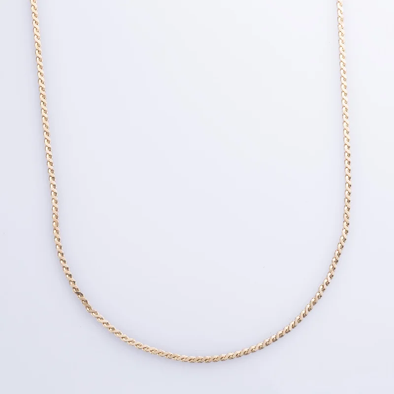 10k Yellow Gold Curb Chain | 24" |