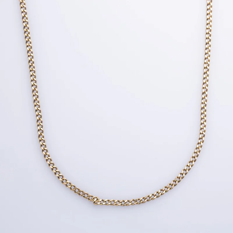 10k Yellow Gold Curb Chain | 23" |