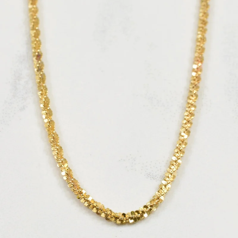 10k Yellow Gold Fancy Chain | 19.75" |