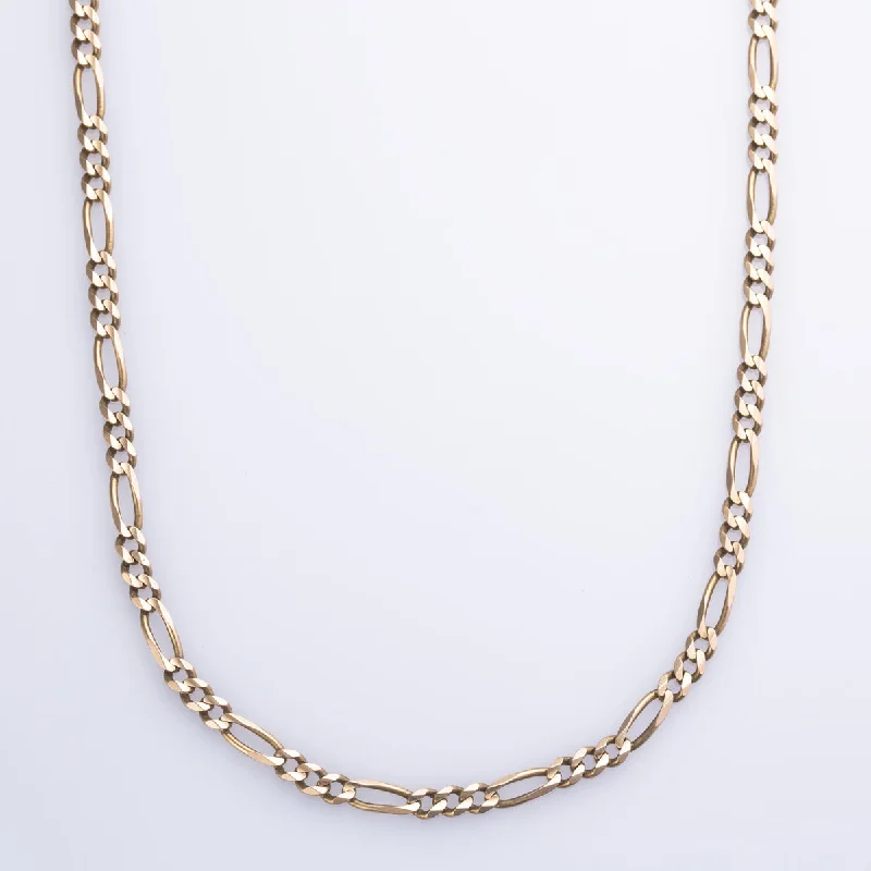 10k Yellow Gold Figaro Chain | 19" |