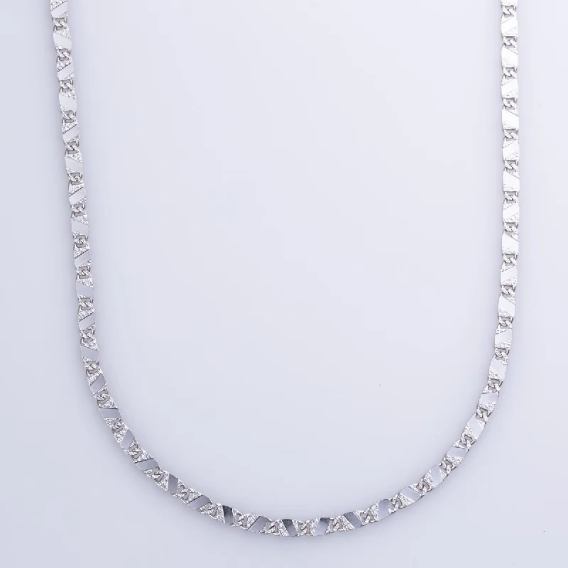 14k White Gold Wheat Chain | 20" |