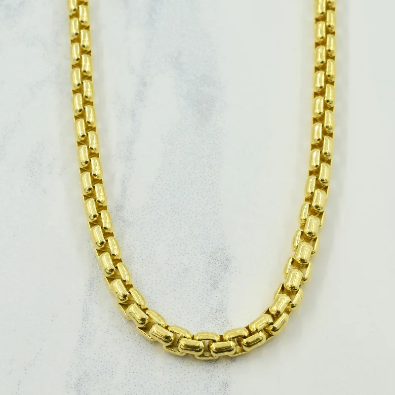 14k Yellow Gold Box Chain | 23.75" |