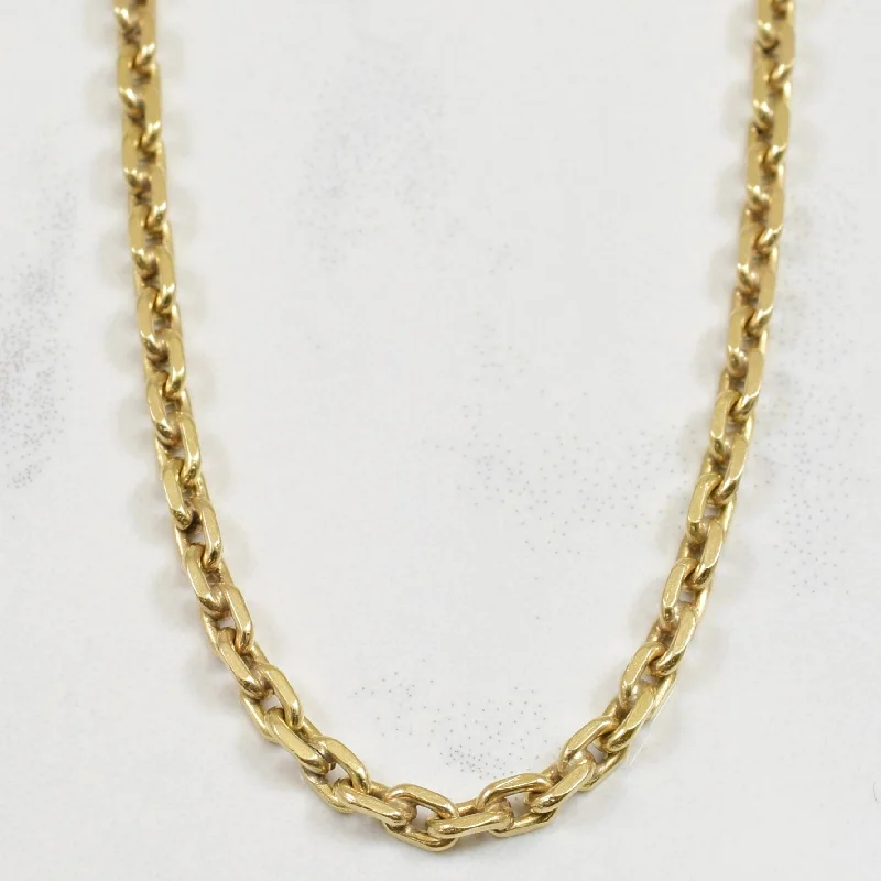 14k Yellow Gold Cable Chain | 19.50" |