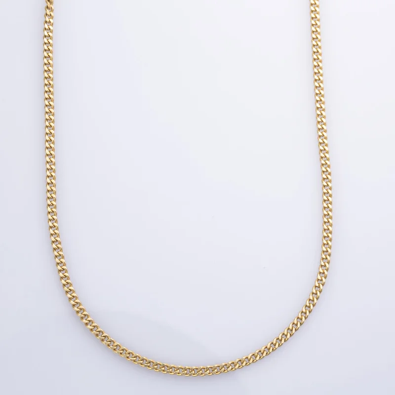 14k Yellow Gold Curb Chain | 23" |