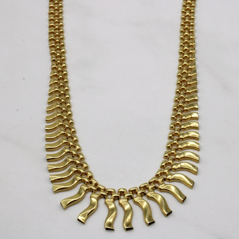 14k Yellow Gold Necklace | 16" |