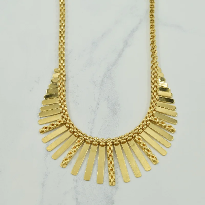 14k Yellow Gold Necklace | 15" |