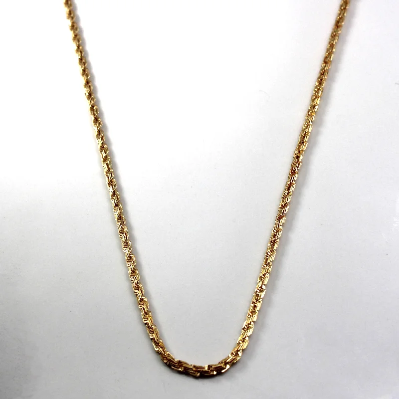 14k Yellow Gold Rope Chain | 20"|