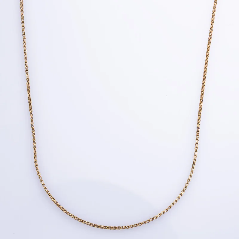 18k Yellow Gold Chain | 24" |