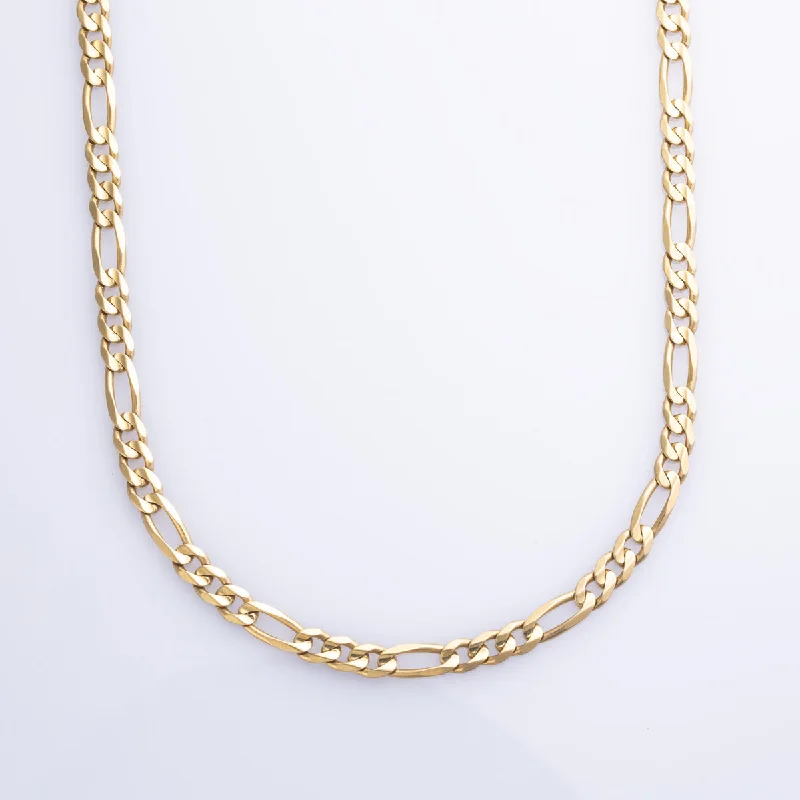 18k Yellow Gold Figaro Chain | 20" |