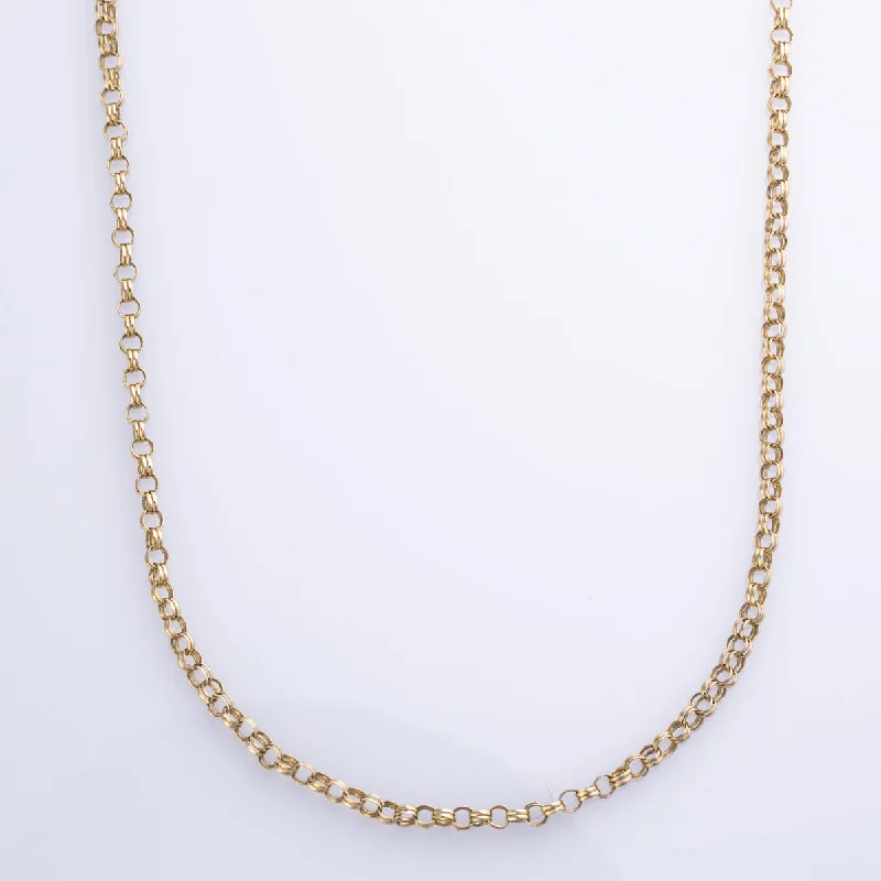 9k Yellow Gold Rolo Chain | 24" |