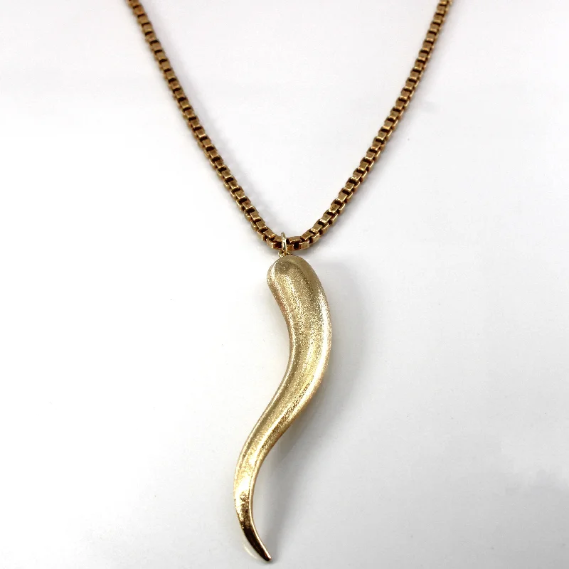 Cornicello Pendant and Chain | 31"|