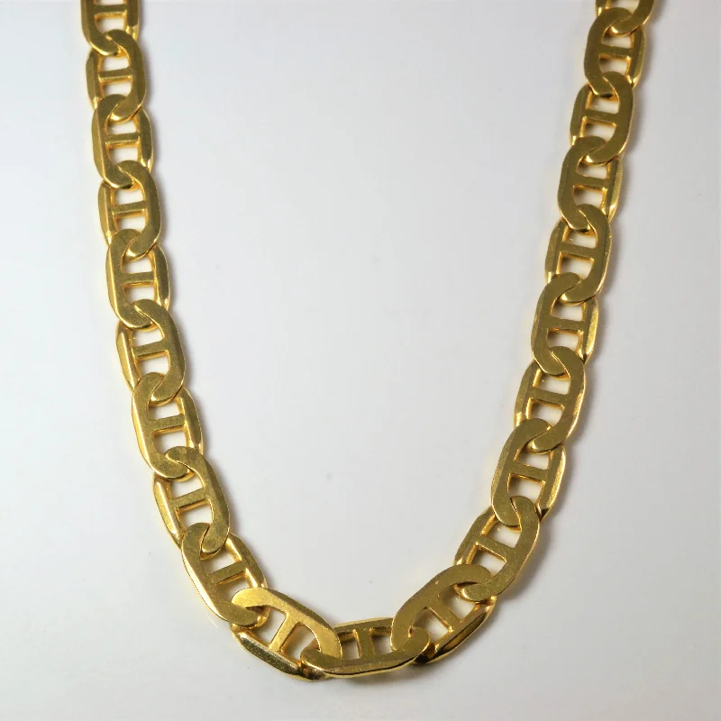 14k Yellow Gold Anchor Chain | 22" |