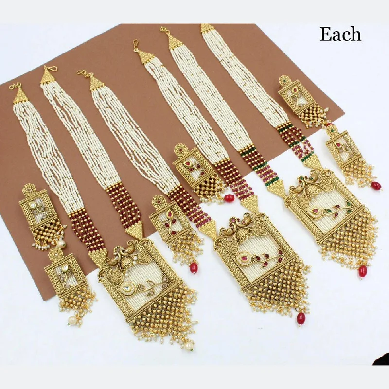 Manisha Jewellery Gold Plated Necklace Set