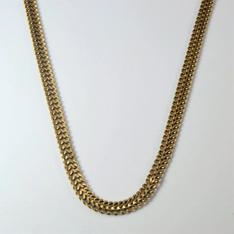 10k Yellow Gold Bismarck Chain | 18" |