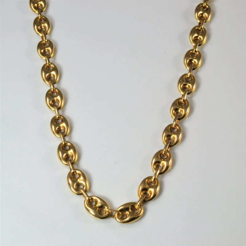 14k Yellow Gold Gucci Link Chain | 22" |