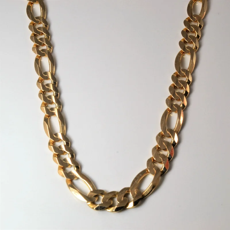 10k Yellow Gold Figaro Chain | 22" |