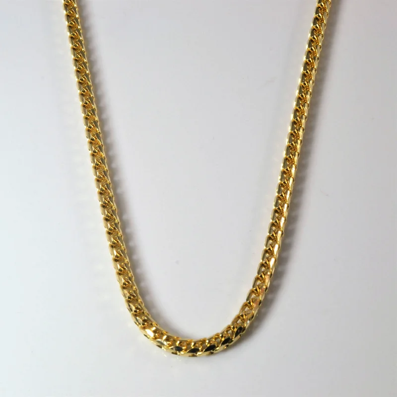 10k Yellow Gold Wheat Chain | 21" |